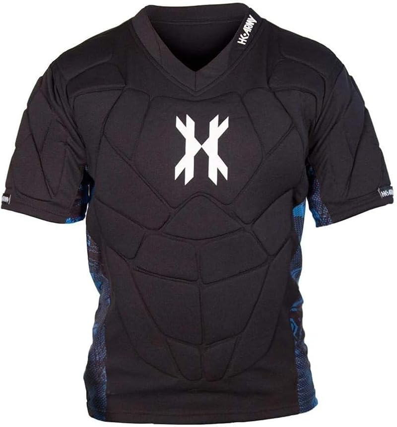 High-Impact Chest Protector for Paintball & Airsoft - Black, Size M/L