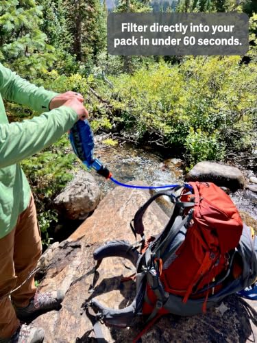 Hydration Bladder Adapter for Sawyer Squeeze Water Filters – 2 Pack, Leak-Free Quick Connect for Backpacking & Hiking