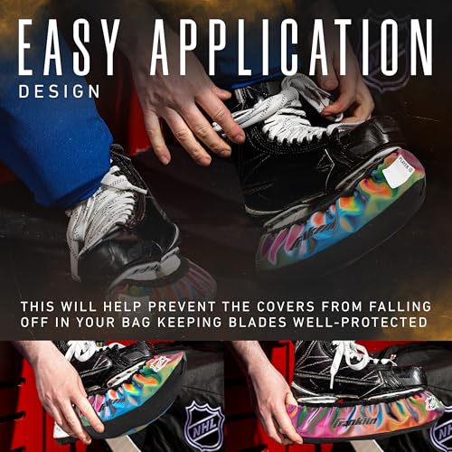 Senior NHL Hockey Skate Blade Guards with Player ID - Moisture-Resistant Ice Skate Covers