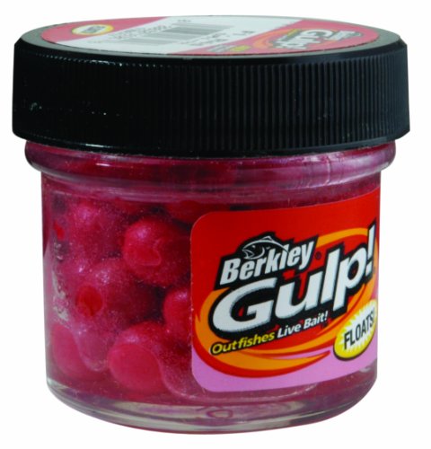 Floating Salmon Eggs - Fluorescent Red, 0.56-Ounce