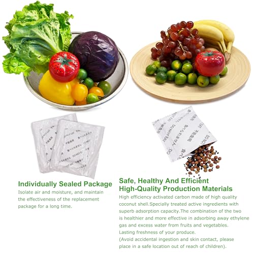 12-Pack Produce Freshness Preserver Set - Vegetable & Fruit Fresh Saver Balls