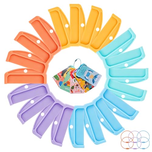 20Pcs Yoto Card Holder Set with Rings for Kids - Compatible with Yoto Mini & Player Cards