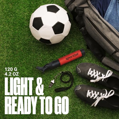 Ball Pump for Sports - Push & Pull Inflating System - Hand Pump for Volleyball, Basketball, Soccer