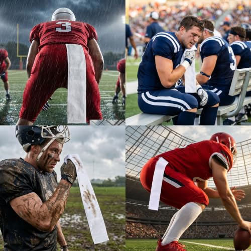 Football Towel with Hook and Loop - Super Absorbent Microfiber