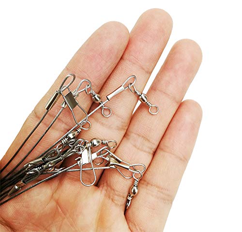 Hi-Low Fishing Leaders Rig Set - 10pcs 1 Arm 2.76in Saltwater