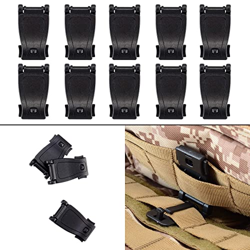 Pack of 30 BOOSTEADY Tactical MOLLE Gear Attachments for Backpack, Belt & Vest
