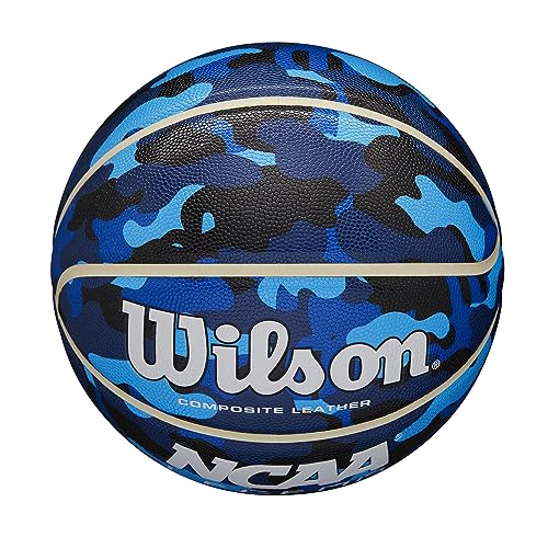 Wilson NCAA Legend Basketball - Blue Camo, Size 5 (27.5")