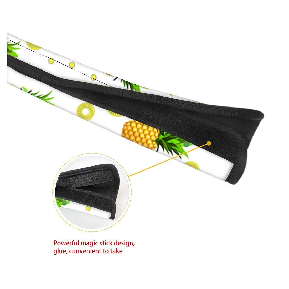 NETILGEN 4 PCS Fashion Brown Flower Refrigerator Door Handle Covers Washable Anti-Skid Protector for Fridge Oven Keep Off Fingerprints Liquid Oil Stain Food Spot