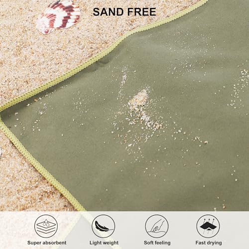 Microfiber Quick Dry Towel for Camping, Travel & Gym - Super Absorbent, Compact, Lightweight