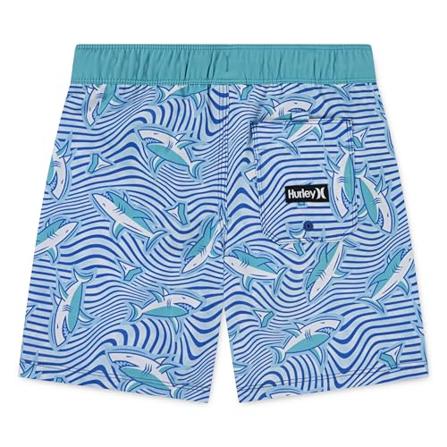 Hurley Boys' Hydro Shark Pull-On Swim Trunks with Liner - 4/Size