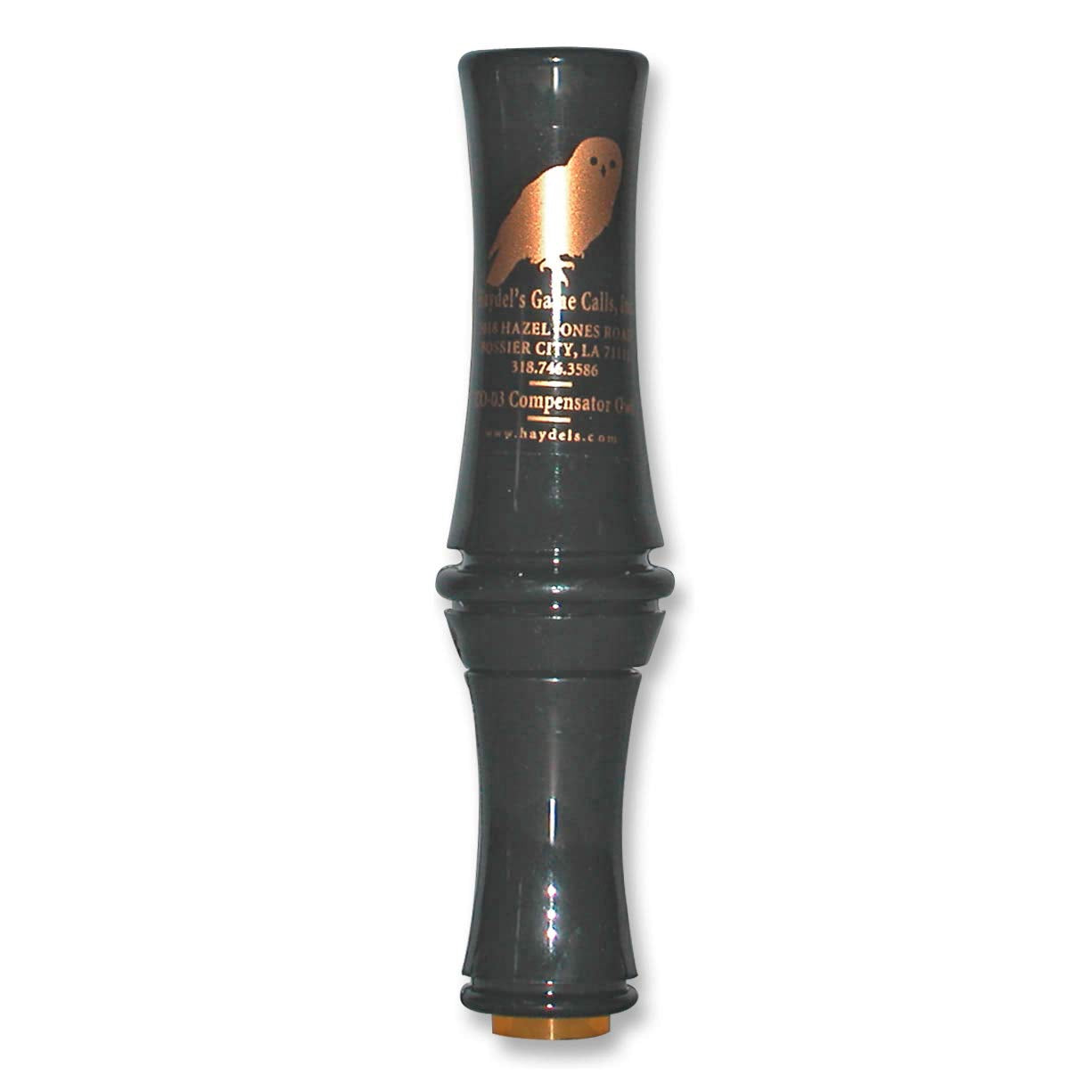 Haydel's Game Calls Inc. CO-03 Compensator Owl Call, Turkey Locator Call