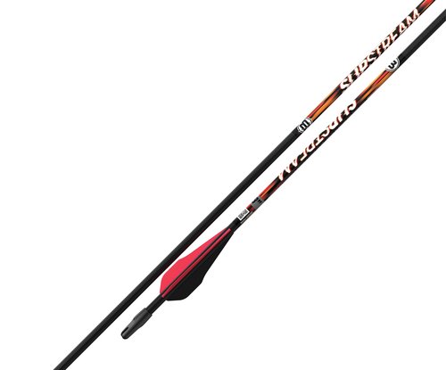 Barnett Slipstream Youth Archery Fiberglass Arrows - 3 Pack, 28 Inch Youth Arrows for Under 40lb Draw Weights - Perfect for Young Archers
