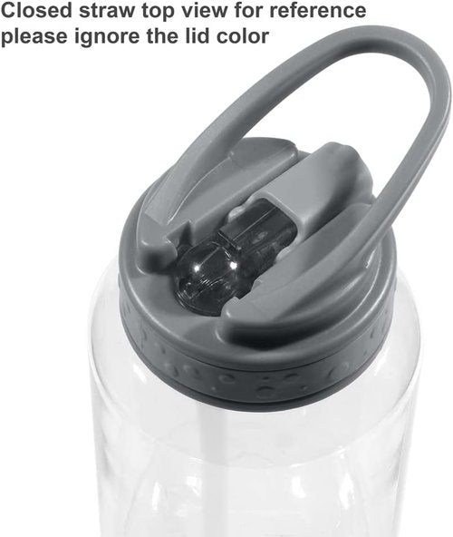 Home Tune 23oz Kids Water Bottle - BPA Free, Leak Proof Flip Straw, Easy Clean | Flash Bear Design