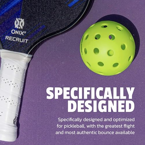 Onix Fuse G2 Outdoor Pickleball Balls – USAPA Approved, Neon Green 6 Pack