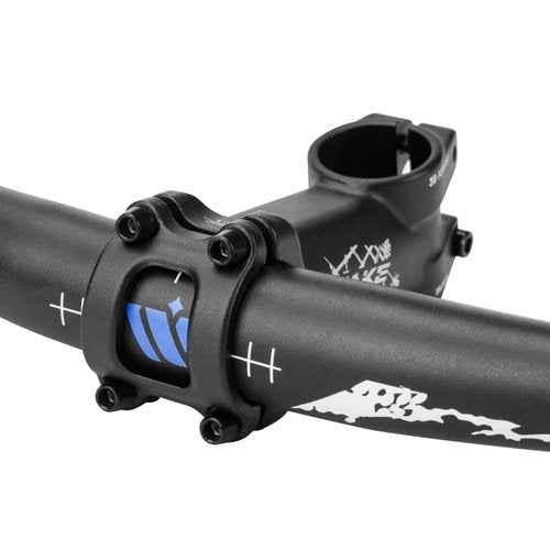 CYSKY 31.8 Stem 60mm 17 Degree Short MTB Stem Mountain Bike Stem Riser Handlebar Extender for MTB Road BMX City Bike Bicycle (17 Degree 31.8 x 60mm)