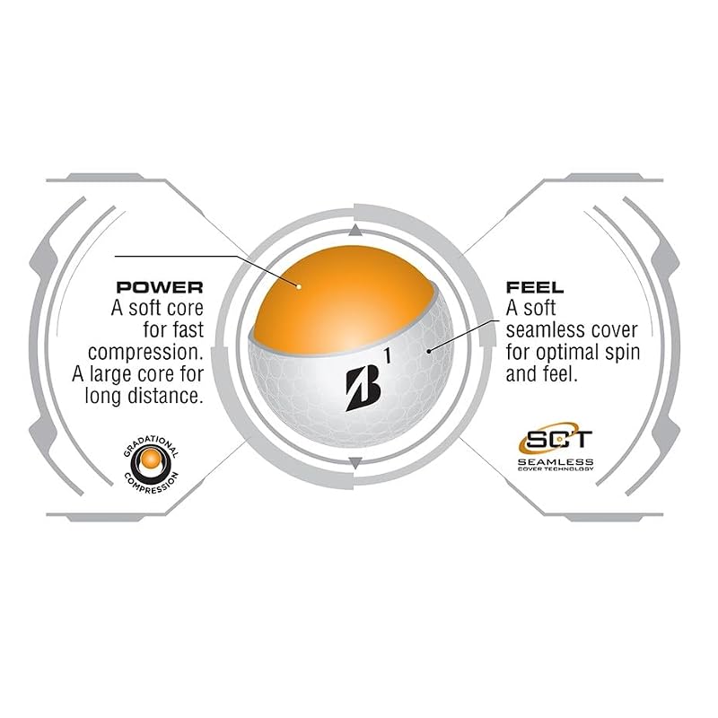 Bridgestone Golf e6 Soft Distance Golf Balls with Precision Aim Technology