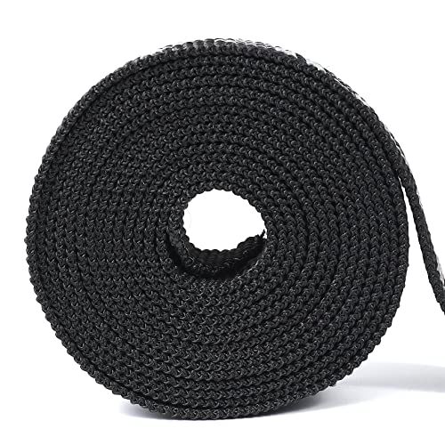 Heavy Duty Cam Buckle Tie Down Straps - 1" x 16' - Black