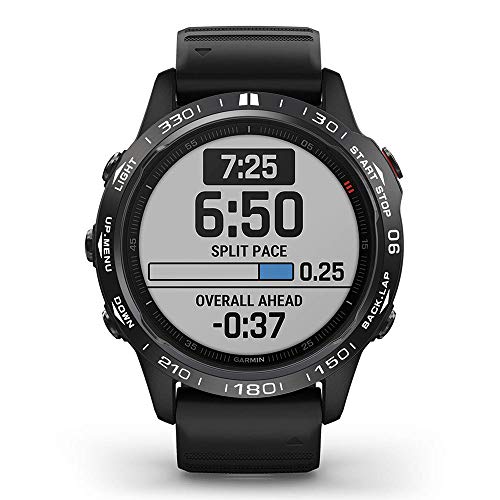 Stainless Steel Watch Bezel for Garmin Fenix 6/6 Pro - Style A Black/White