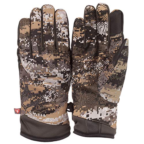 Huntworth Men's Heavy Weight Hunting Gloves Waterproof Primaloft Large - Disruption
