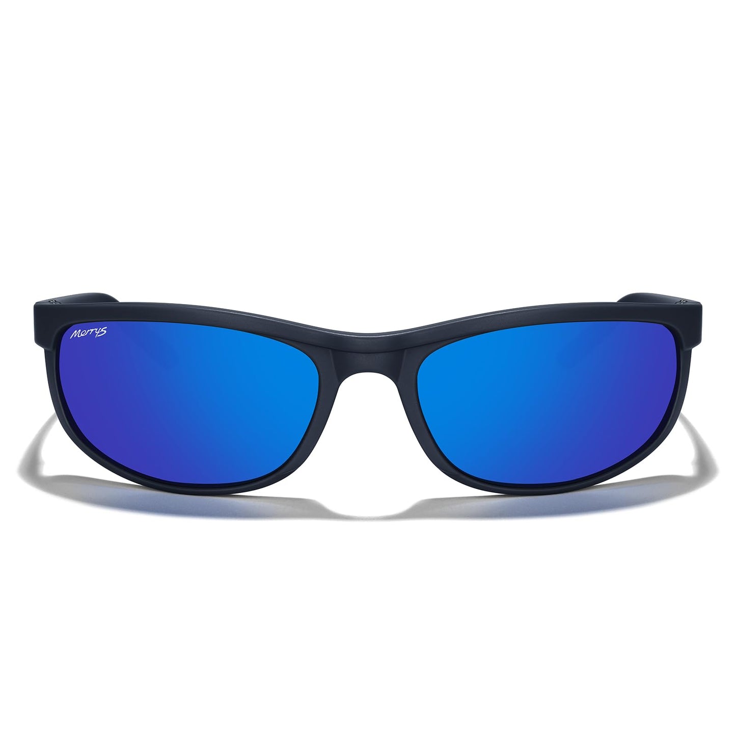 MERRY'S Wrap Around Sport Polarized Sunglasses for Men Women Driving Fishing Cycling Running UV400 Protection S3027