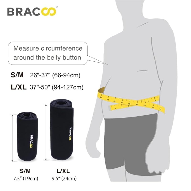 Adjustable Waist Trimmer Sweat Band for Men & Women - Large/X-Large