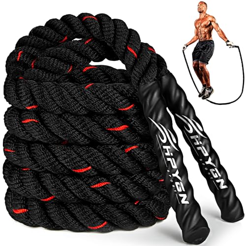 Weighted Jump Rope for Fitness - 2.8lb Heavy Skipping Rope