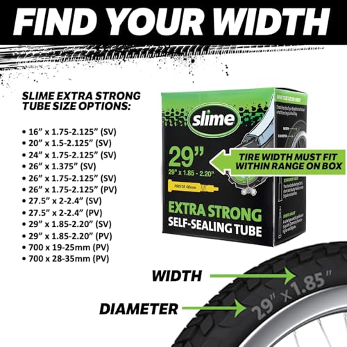 Extra Strong Self-Sealing Bicycle Tube 26" x 1.75-2.125" Schrader