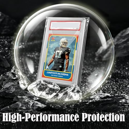 150 Pack PSA Slab Sleeves - Ultra Clear, Dust-Proof, Acid-Free