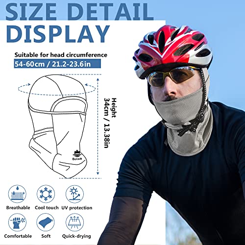 Breathable Full Face Ski Mask - UPF 50+ Windproof Balaclava