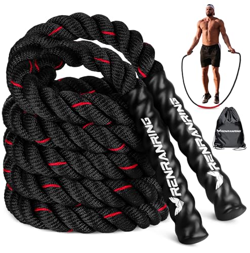 Weighted Jump Rope for Strength Training - 3lb Heavy Skipping Rope