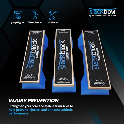 SlackBlock Athletic Balance Trainer – 13" Compact Stability Trainer