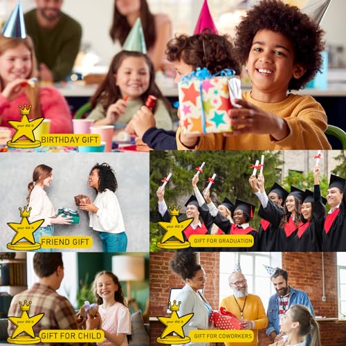 Funny Crowned Star Trophy - Meme-Inspired Award for Gags