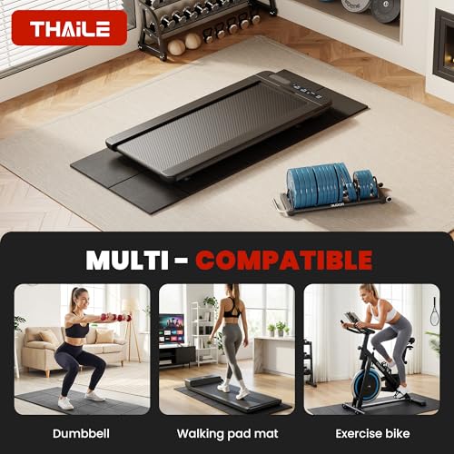 Treadmill Mat for Carpet & Hardwood Floors - 55x24