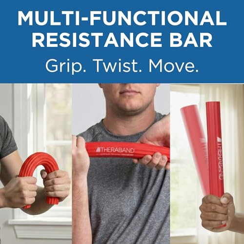 FlexBar Resistance Bar for Physical Therapy - Red - Light