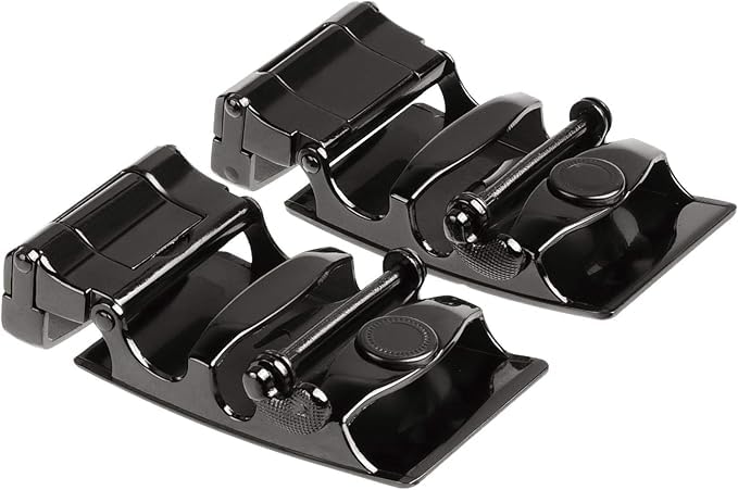 Automatic Leather Belt Buckle Set - 2pcs, 35MM, Black