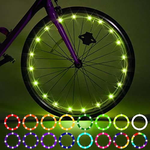 Waybelive LED Bike Wheel & Frame Lights Tube Version Waterproof for Night Cycling