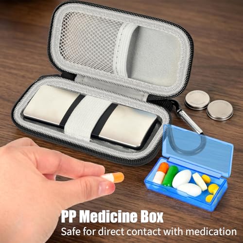 EKG Monitor Case for KardiaMobile 1-Lead & 6L Max - Black