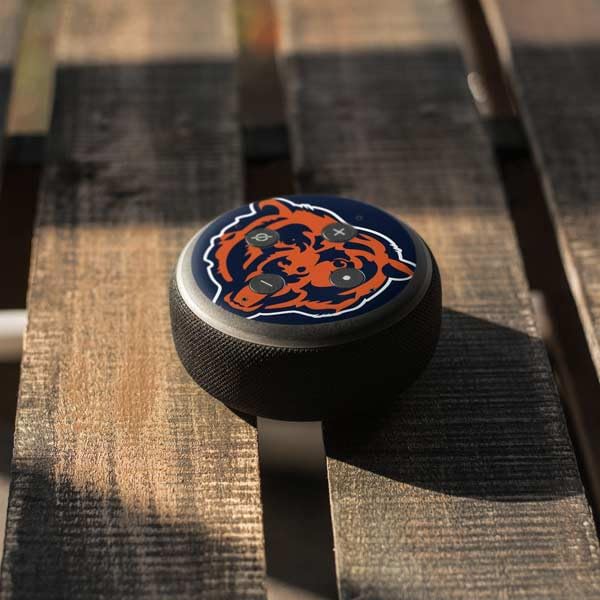 NFL Chicago Bears Decal Skin for Amazon Echo Dot 3 - Large Logo
