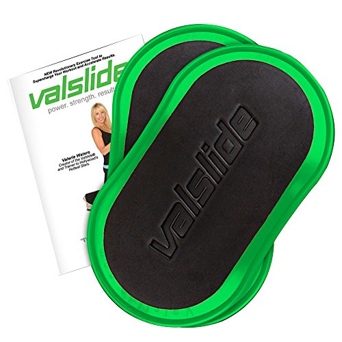 Sliding Discs for Fitness Training - Green, Set of 2