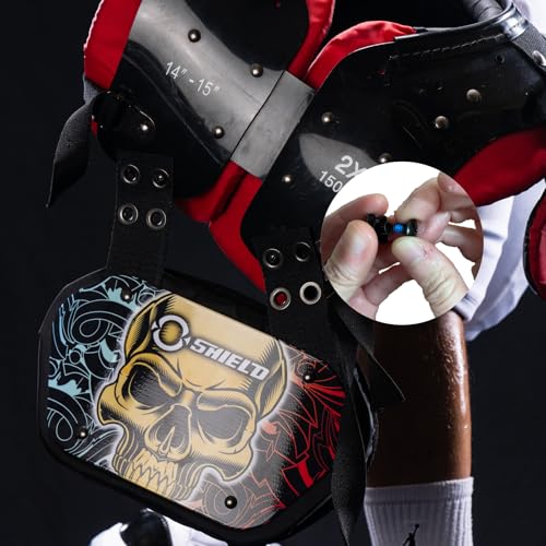 Football Back Plate Hardware - Unisex Adult & Youth - DG01PTBLSCBK0004