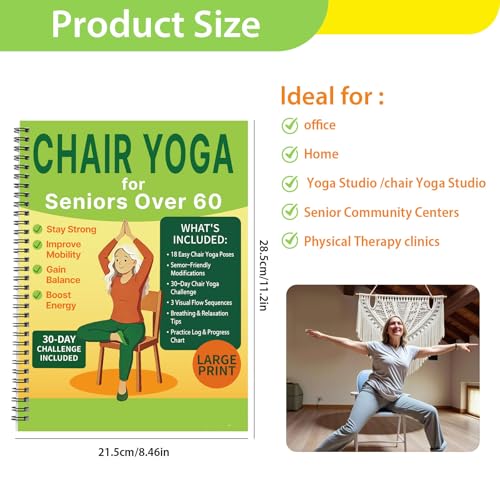 Chair Yoga for Seniors Over 60: Gentle Seated Routine & Chart