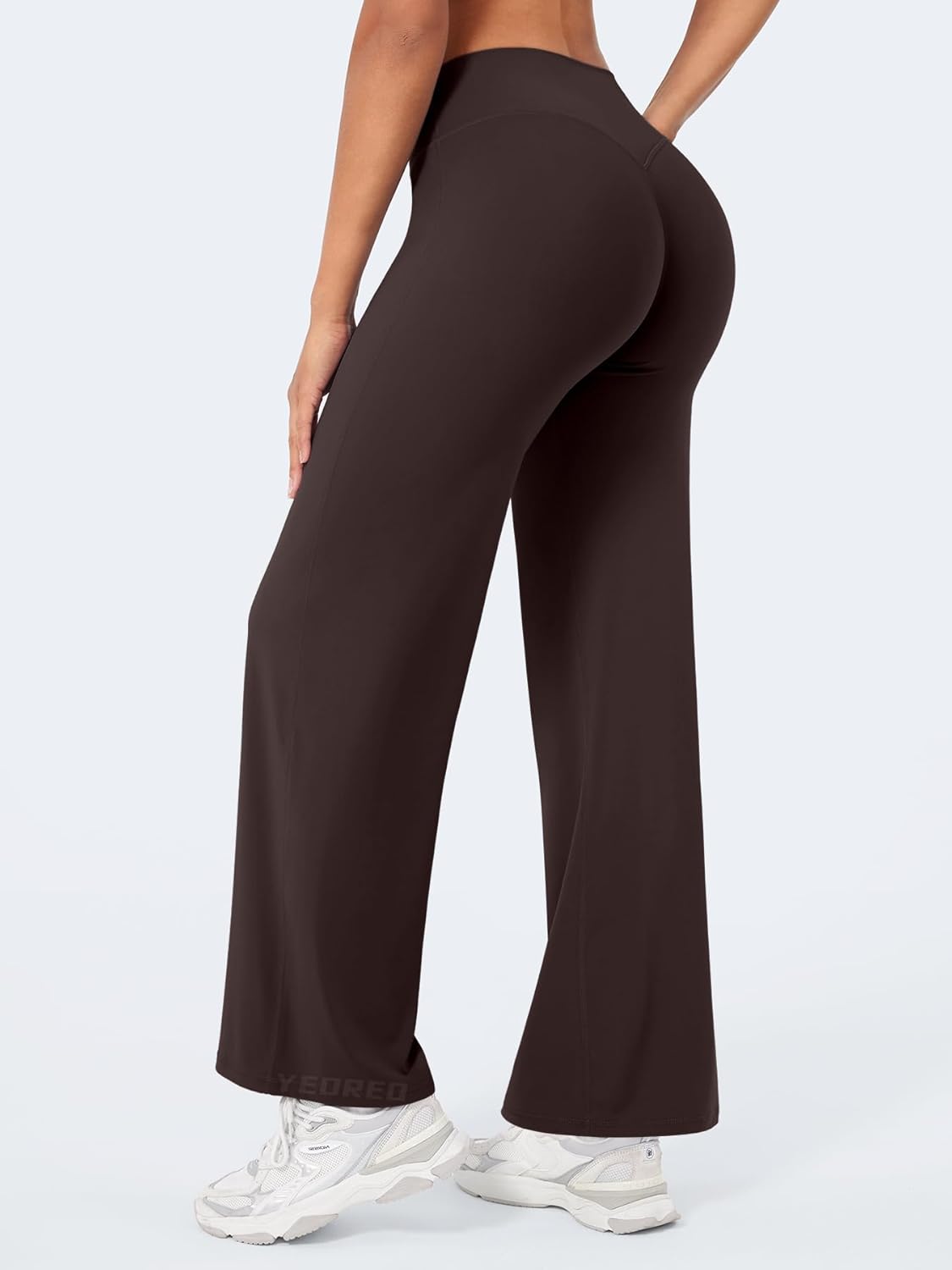 YEOREO High Waist Workout Leggings - No Front Seam, Buttery Soft Gym & Yoga Pants | 29" to 35" Sizes
