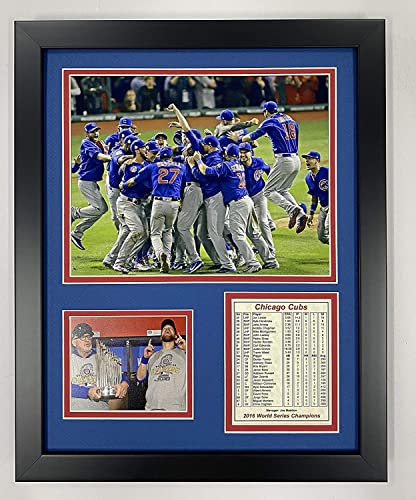 Chicago Cubs 2016 World Series Framed Photo Collage - 12"x15"