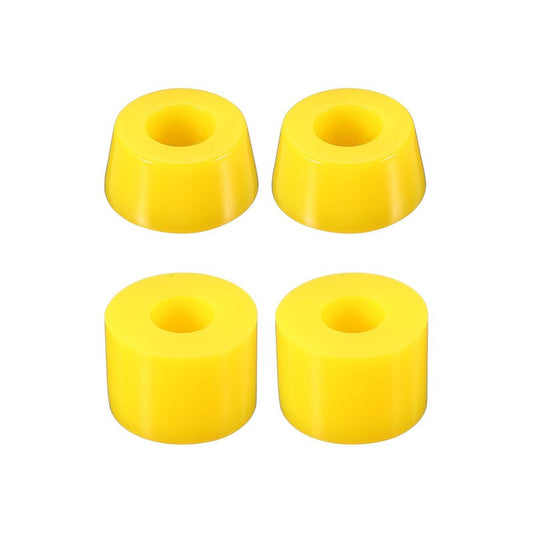 PATIKIL Skateboard Bushings, 2 Set 90A PU Long-Board Truck Bushings Rebuild Kit for Skateboard Parts, Yellow