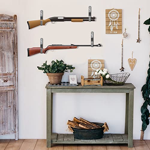 Heavy Duty Steel Gun Hooks for Wall - Safe Storage & Display