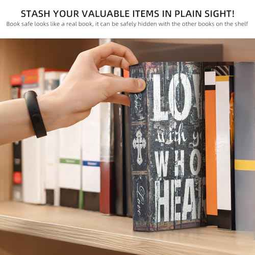 Real Paper Diversion Book Safe with key Secret Box Collection Love with Your Whole Heart