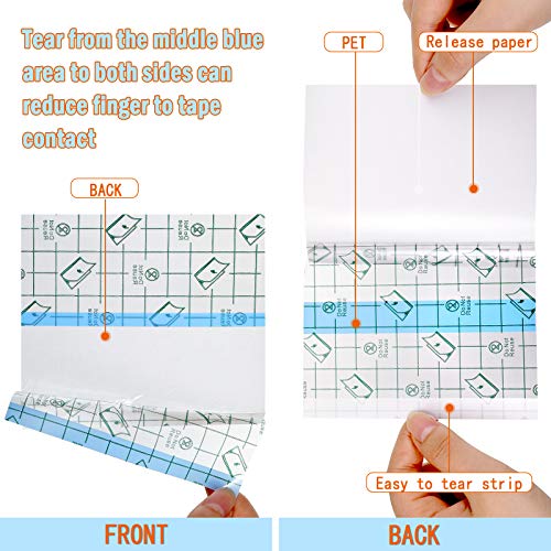BBTO Transparent Waterproof Adhesive Dressing Bandage Tape(3.9 x 5.1