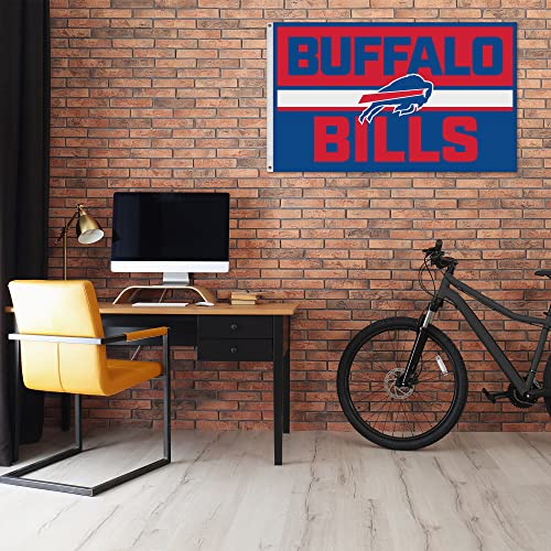 3' x 5' NFL Football Banner Flag - Indoor/Outdoor Home Décor