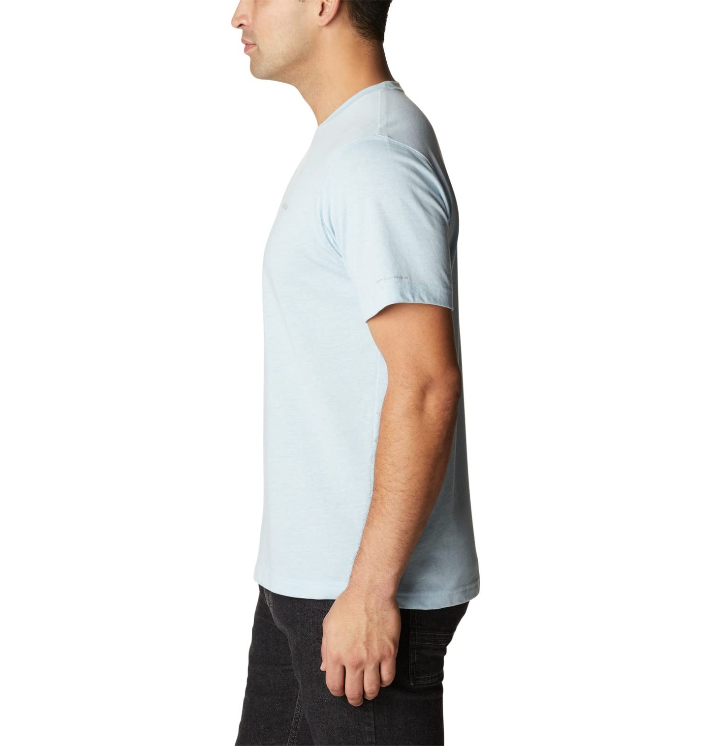 Columbia Men's Thistletown Hills Short Sleeve, Sky Blue Heather, 2X Big