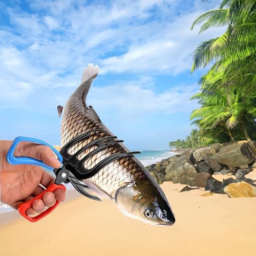 1/2PCS 3 Claw Fish Gripper, Fishing Pliers Clamp Forceps